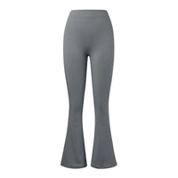 V-Back Flare Fitness Leggings - Women's High-Waist Pants for Gym & Casual Wear