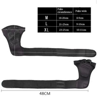 Anti-Slip Weightlifting Gloves - Wrist Support Grips for CrossFit & Gym Training