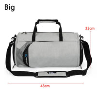 Wet-Dry Training Gym Bag - Large Multifunction Duffel with Shoe Storage