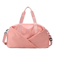 Dry-Wet Separation Travel Gym Bag - Women's Swim & Fitness Duffel with Shoe Space