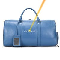 Genuine Leather Duffel Bag - Unisex Training Bag for Workout, Travel & Weekend Trips