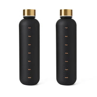 1L Motivational Water Bottle - BPA-Free Time Marker Flask for Fitness & Travel