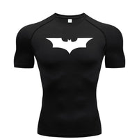Men's Bat Print Compression T-Shirt