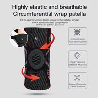 Patella Support Knee Brace - Compression Stabilizer for Running & Training