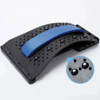 Adjustable Back Stretcher - Lumbar Support Massager for Posture & Recovery