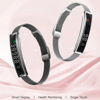 Waterproof Smart Bracelet - Women's Heart Rate Fitness Tracker for Daily Training