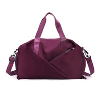 Dry-Wet Separation Travel Gym Bag - Women's Swim & Fitness Duffel with Shoe Space