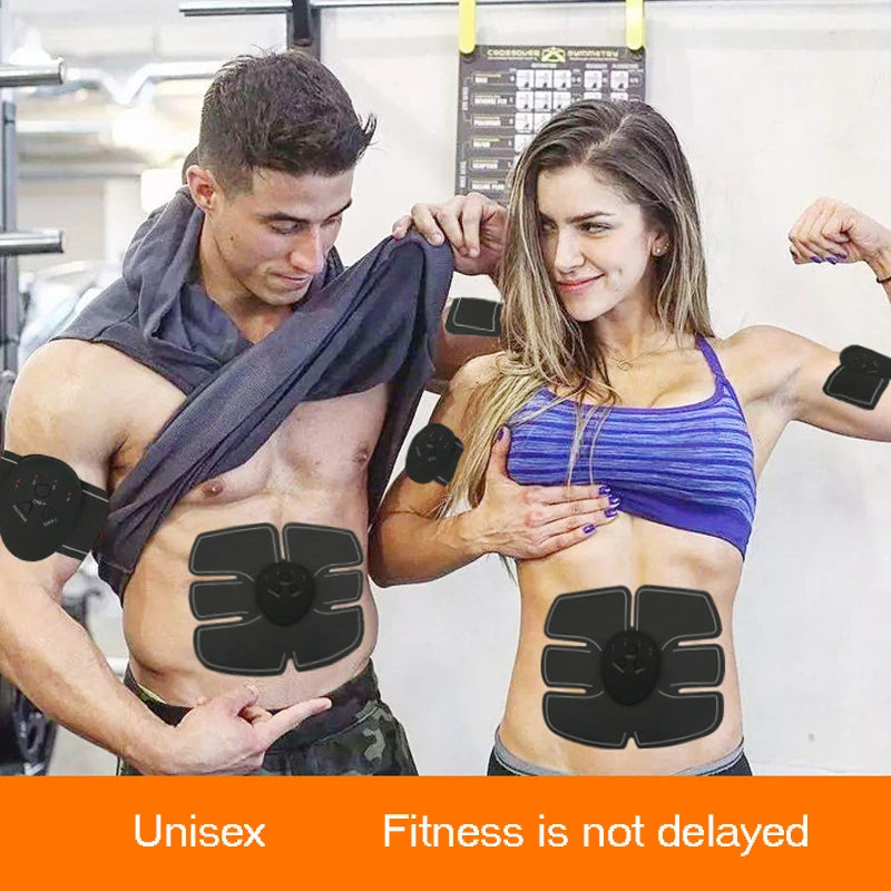 EMS Muscle Stimulator Set - Toning Trainer for Abs, Arms &amp; Hips