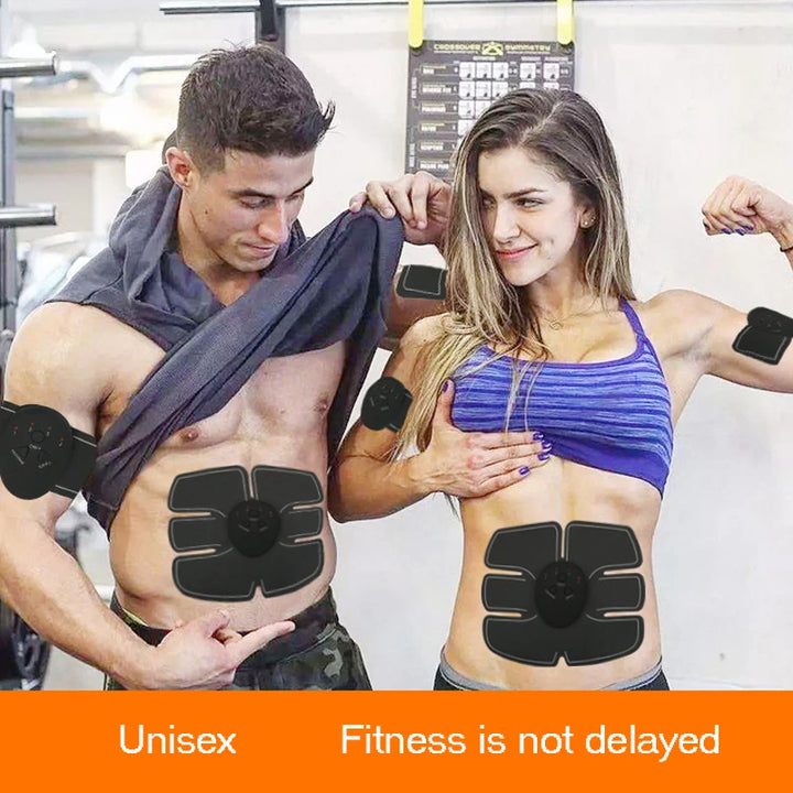EMS Muscle Stimulator Set - Toning Trainer for Abs, Arms &amp; Hips