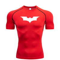 Men's Bat Print Compression T-Shirt