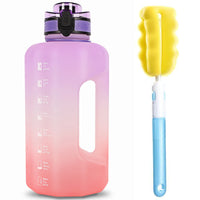 2.2L Motivational Water Bottle - Leakproof Hydration Flask for Gym & Travel