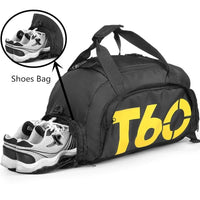 Dry-Wet Separation Gym Backpack - Large-Capacity Fitness Bag for Yoga & Sports