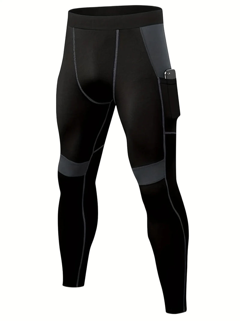 Men's Quick-Dry Compression Running Pants