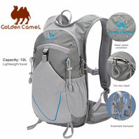 12L Waterproof Hiking Backpack - Lightweight Outdoor Pack for Cycling & Travel