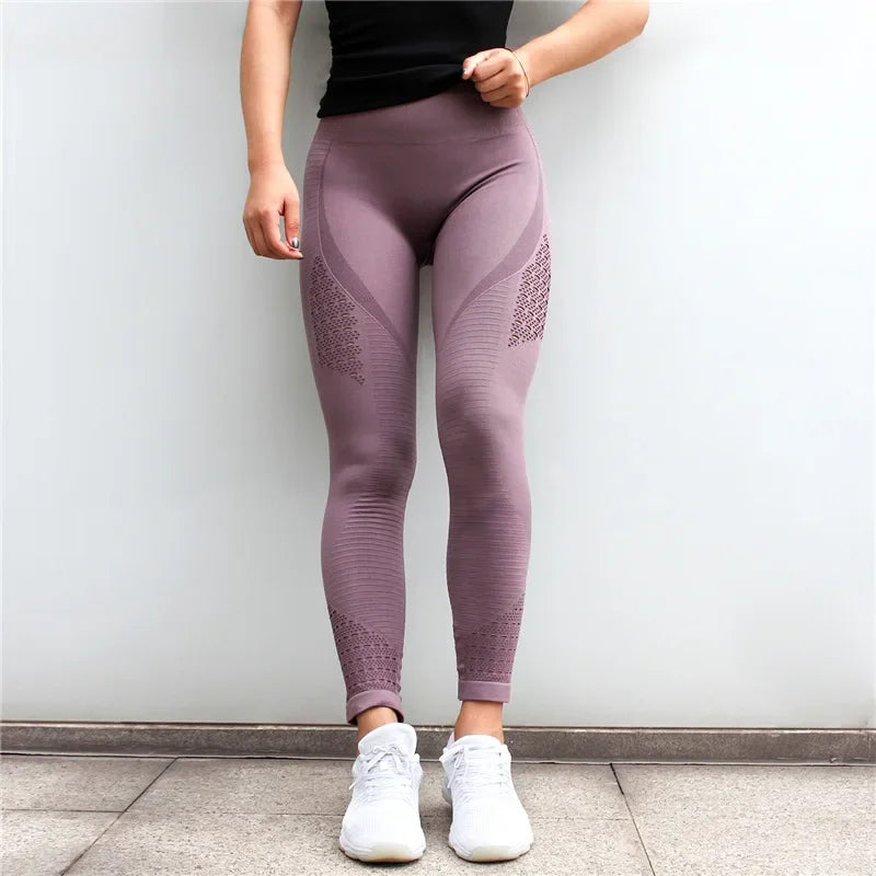 Seamless Tummy Control Compression Leggings
