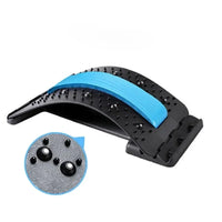 Adjustable Back Stretcher - Lumbar Support Massager for Posture & Recovery