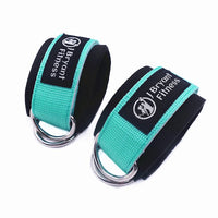 Padded Ankle Straps - Cable Machine Cuffs for Glute and Leg Workouts