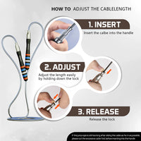 High-Speed Jump Rope - Adjustable Cardio Rope for CrossFit & Fat-Burning Workouts