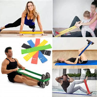 TPE Resistance Bands Set - Elastic Loops for Pilates, Strength & Home Fitness