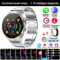Advanced Health Smart Watch - ECG Bluetooth Tracker for Wellness & Daily Monitoring