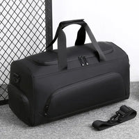 Multi-Compartment Gym Duffel Bag - Men's Training Bag for Workout, Travel & Weekend Trips