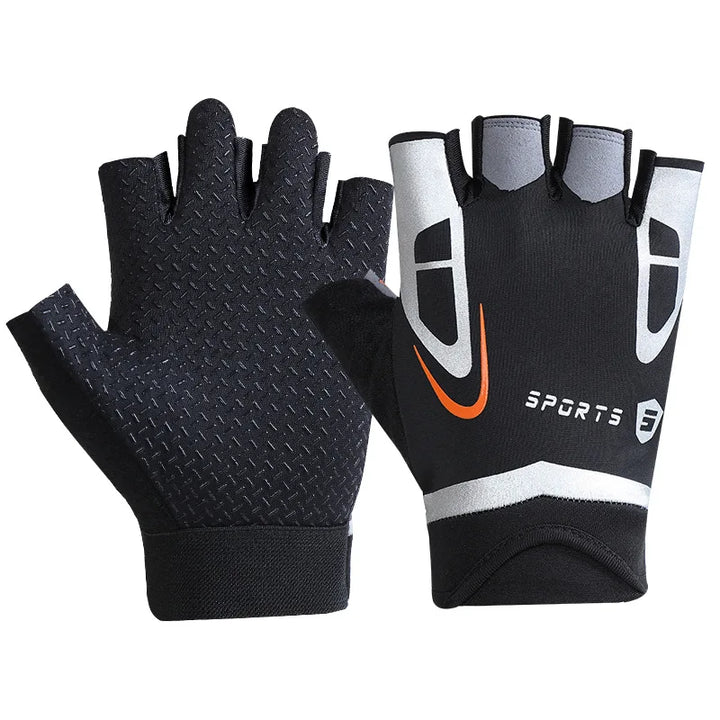 Anti-Slip Weightlifting Gloves - Wrist Support Grips for CrossFit &amp; Gym Training