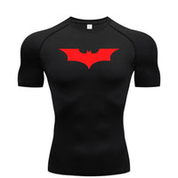 Men's Bat Print Compression T-Shirt