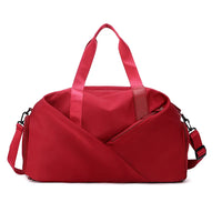 Dry-Wet Separation Travel Gym Bag - Women's Swim & Fitness Duffel with Shoe Space