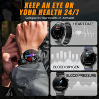 Advanced Health Smart Watch - ECG Bluetooth Tracker for Wellness & Daily Monitoring