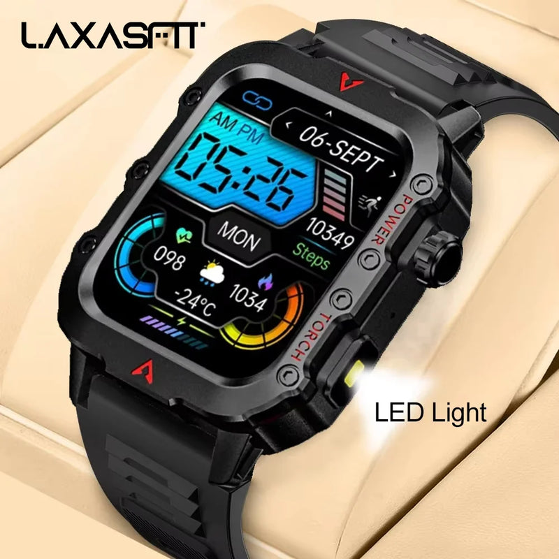 1.71" Outdoor Smart Watch - Men's Fitness Tracker for Training & Daily Wear