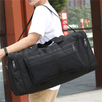 Nylon Travel Duffel Bag - Large-Capacity Weekender Holdall for Gym & Travel