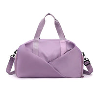 Dry-Wet Separation Travel Gym Bag - Women's Swim & Fitness Duffel with Shoe Space