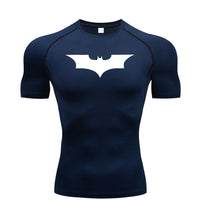 Men's Bat Print Compression T-Shirt