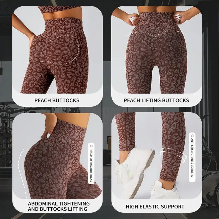 Seamless Leopard Sculpt Leggings