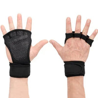 Anti-Slip Weightlifting Gloves - Wrist Support Grips for CrossFit & Gym Training