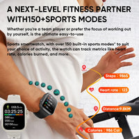 AMOLED GPS Smart Watch - Bluetooth Calling Fitness Watch with 1000mAh Battery